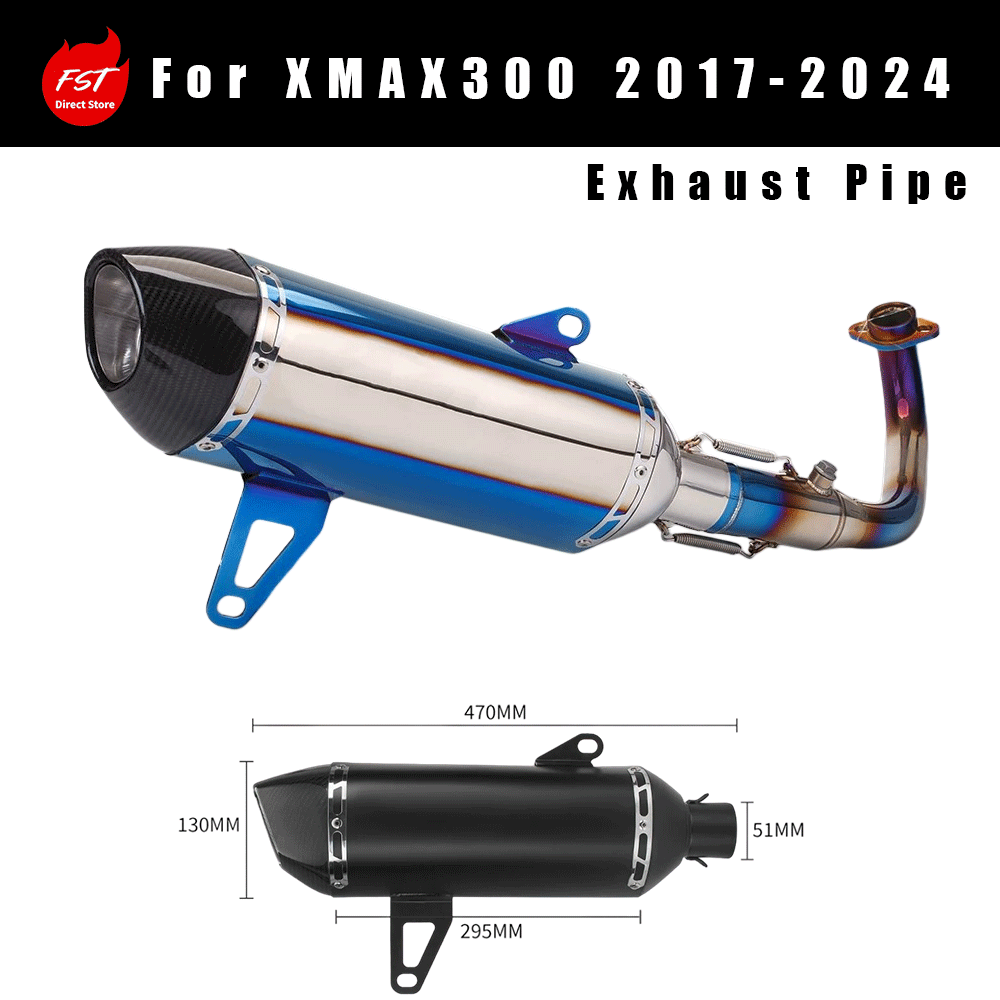 Model Kit One Piece - One-piece Front Pipe & Muffler Exhaust