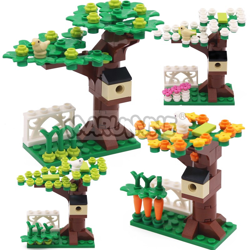 Model Kit Chemistry - MARUMINE Small Particles MOC Bricks Tree