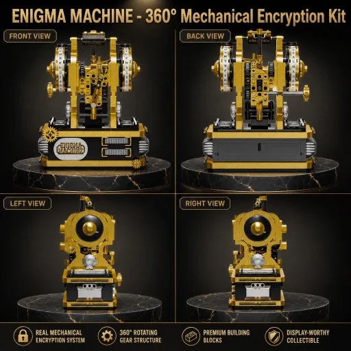 Enigma Machine Building Blocks - Model Kit Chemistry recension och pris