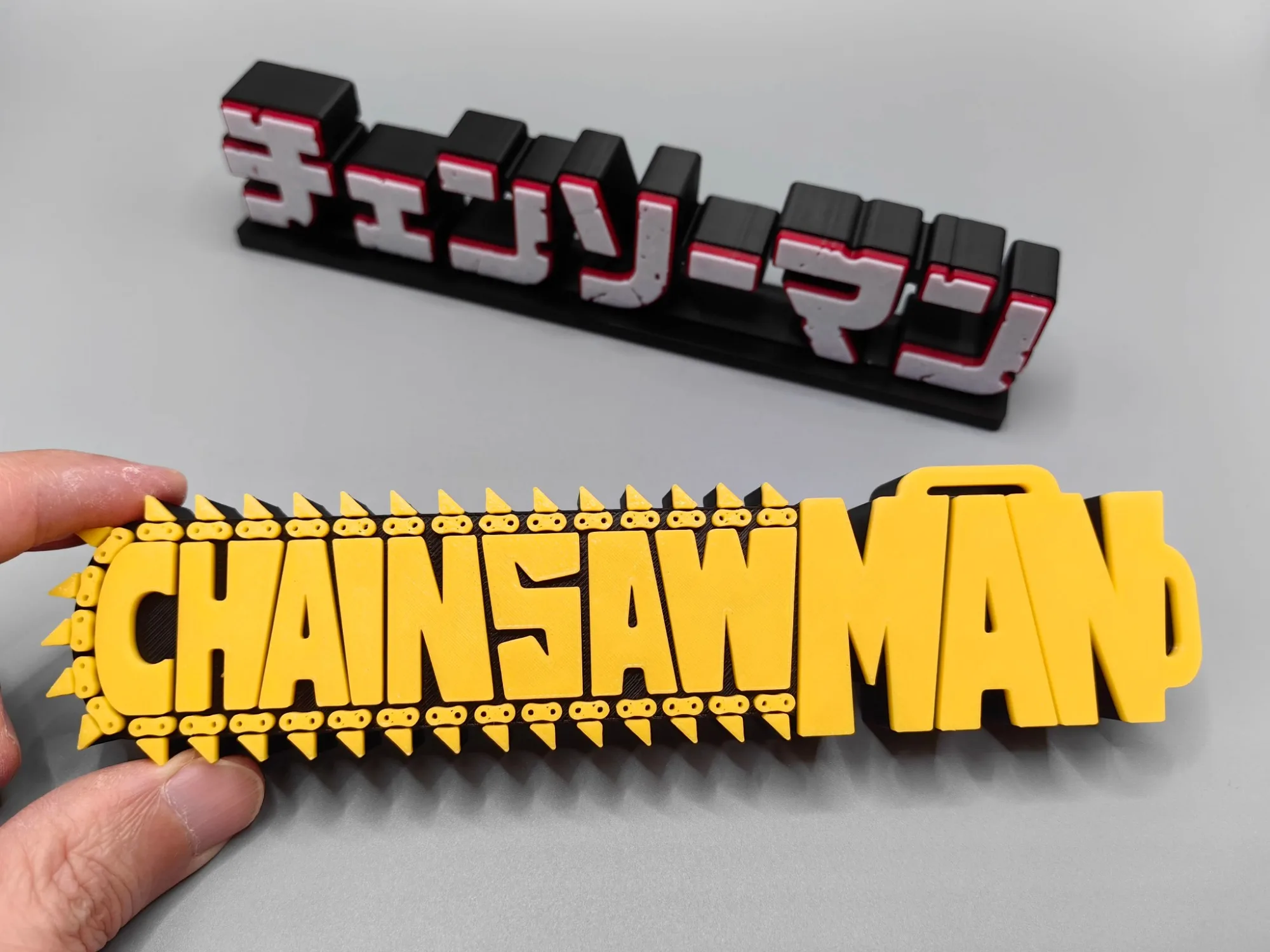 Anime Chainsaw Man 3D Logo Mod - Model Kit Chainsaw Man recension och pris
