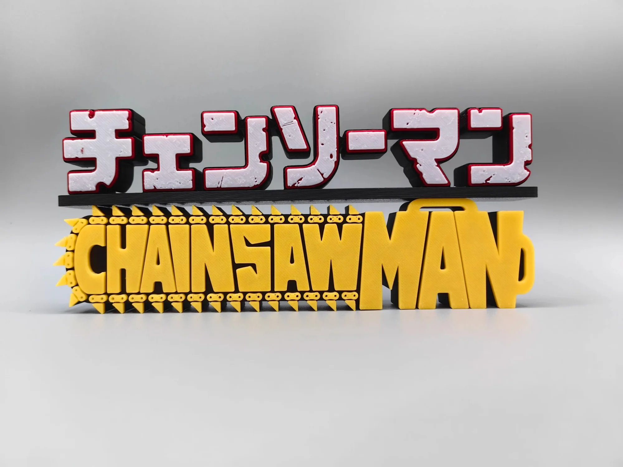 Anime Chainsaw Man 3D Logo Mod - Model Kit Chainsaw Man recension och pris