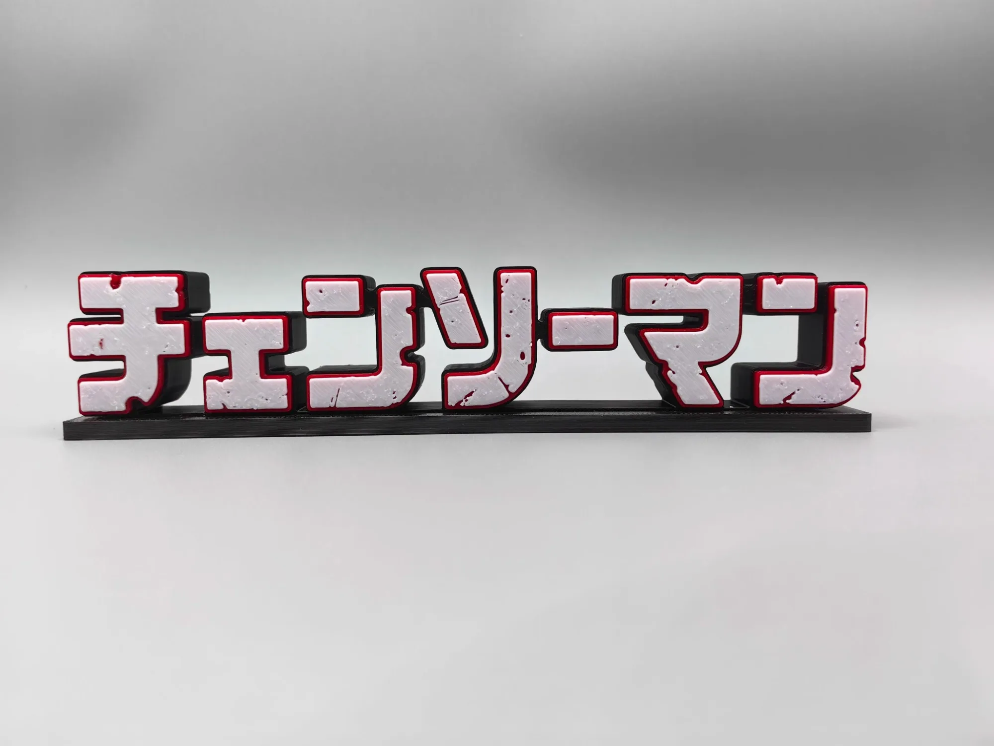 Anime Chainsaw Man 3D Logo Mod - Model Kit Chainsaw Man recension och pris