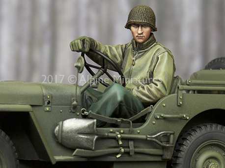 1:35 Resin kit  US Jeep Driver - Model Kit Cangdao recension och pris
