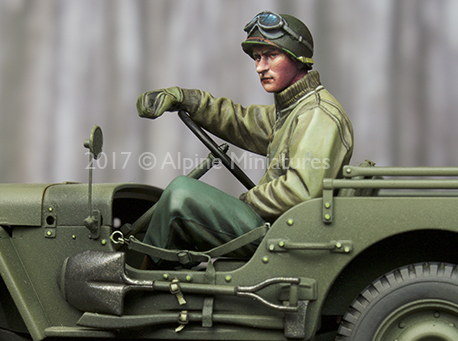 1:35 Resin kit  US Jeep Driver - Model Kit Cangdao recension och pris