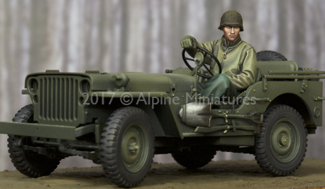 1:35 Resin kit  US Jeep Driver - Model Kit Cangdao recension och pris