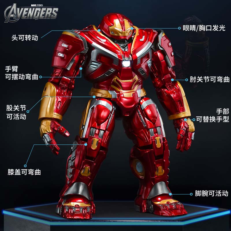 26cm LED ZD Original Iron Man  - Model Kit Iron Man Mark 50 recension och pris
