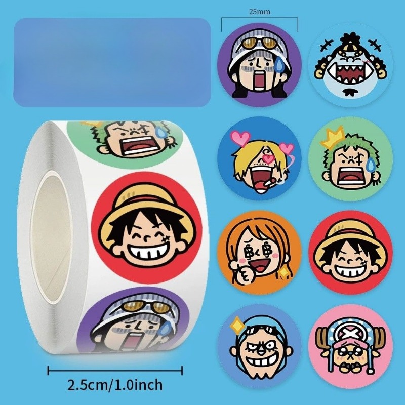 500 stickers/roll One Piece St - Model Kit One Piece recension och pris