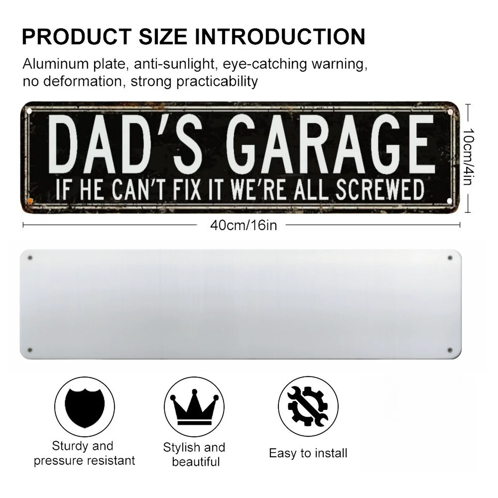 HD Tin Sign, Assorted Vintage  - Model Kit Iron Man recension och pris