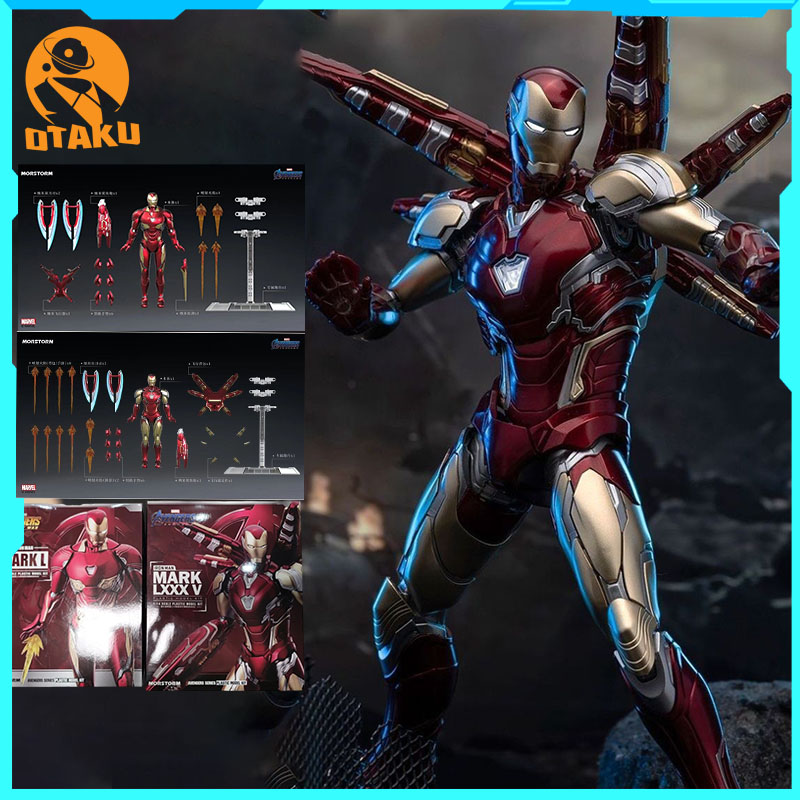 In Stock Iron Man Figure Mk85  - Model Kit Iron Man Mark 50 recension och pris