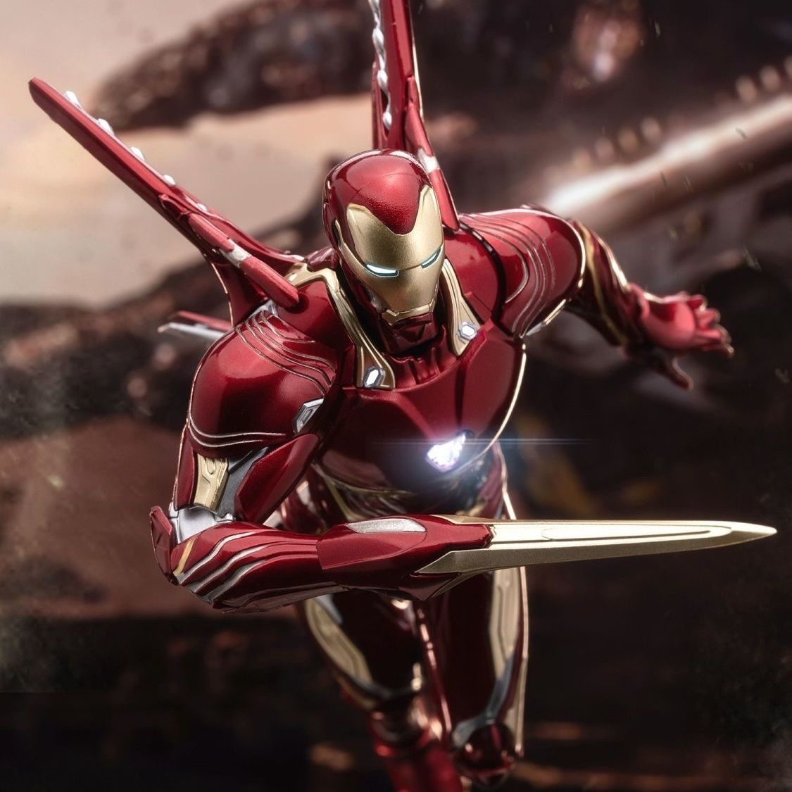 In Stock Iron Man Figure Mk85  - Model Kit Iron Man Mark 50 recension och pris