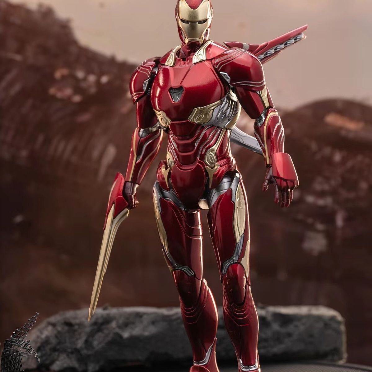 In Stock Iron Man Figure Mk85  - Model Kit Iron Man Mark 50 recension och pris