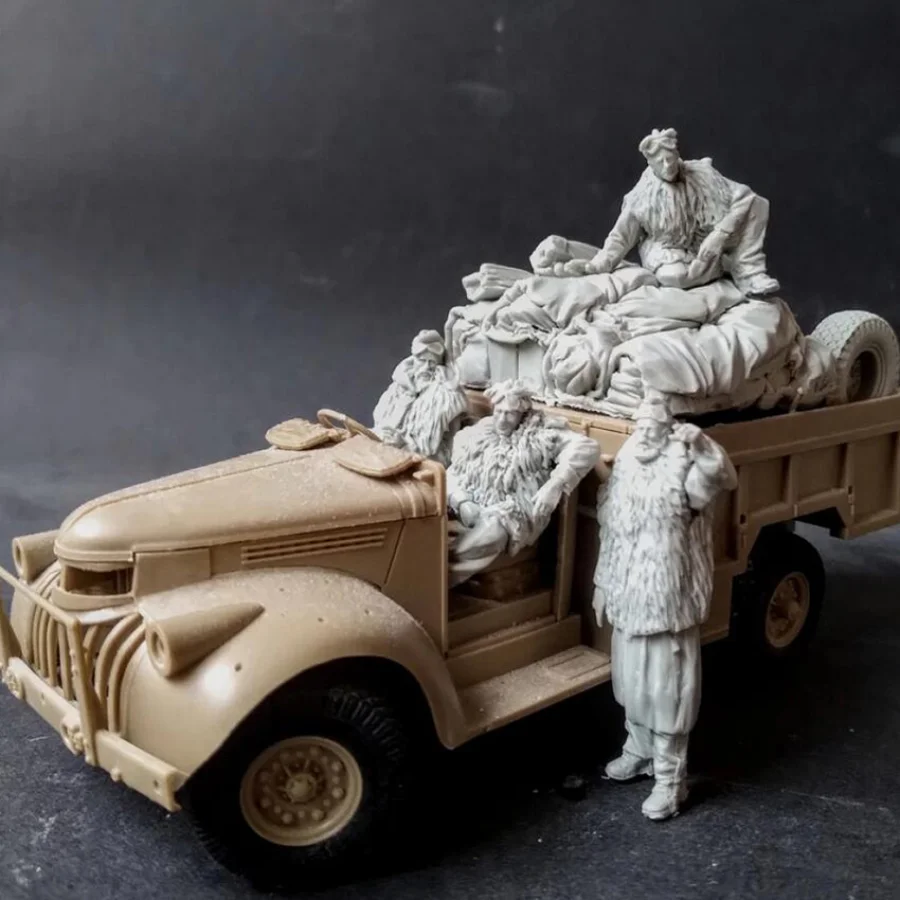 1/35 Resin Figure Model Kit 2  - Model Kit Cangdao recension och pris