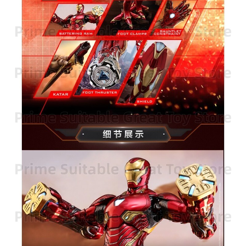 【In Stock】Original HotToys Ave - Model Kit Iron Man Mark 50 recension och pris